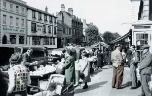Witney: Witney, Market Day c1955