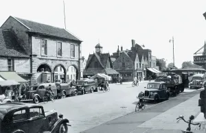 Witney: Witney, Market Square c1955