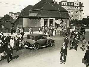 Necessary: The Witzleben railway station in Berlin, ca. 1900s