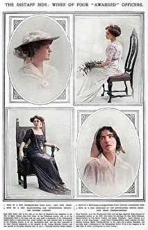 Rosebery: Wives of four awarded officers, WW1