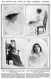 Rosebery: Wives of four awarded officers, WW1