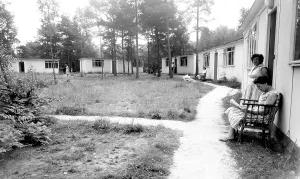 Chalets: Wokingham, Chalets, Lakeside Holidays, California c1960