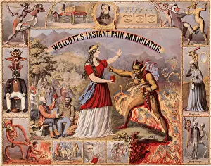 Endicott: Wolcott's Instant Pain Annihilator, 1867