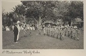 Bahamas: Wolf cubs of the 1st Bahamas Troop