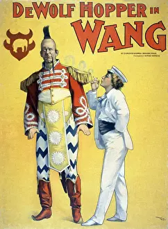 Cheever: De Wolf Hopper in WANG, a comic opera set ?