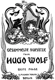 Ueber: Wolf, Hugo, 13.3.1860 - 22.2.1903, Austrian composer