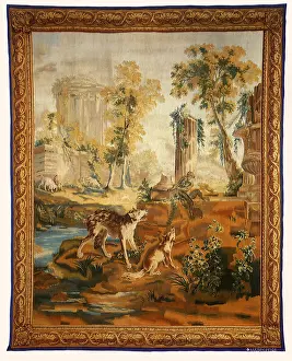 Pleading: The Wolf Pleading against the Fox in front of the Monkey