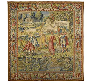 1580: The wolf, tapestry