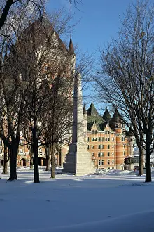 Montcalm: Wolfe-Montcalm monument, Quebec City, Quebec, Canada