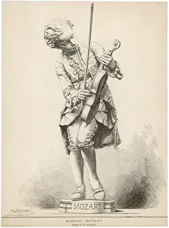 Tuning: Wolfgang Amadeus Mozart, statue as a boy