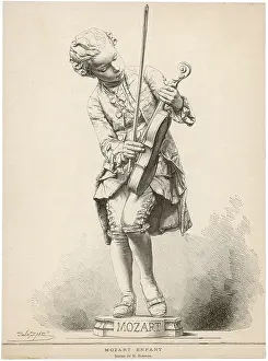 Prodigy: Wolfgang Amadeus Mozart, statue as a boy