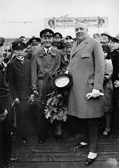 Gronau: Wolfgang von Gronau with Mayor