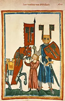 1305: Wolfram von Eschenbach, circa 1175 - circa 1220