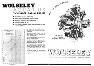 Aquarius: Wolseley Aquarius 7 Cylinder Aero Engine