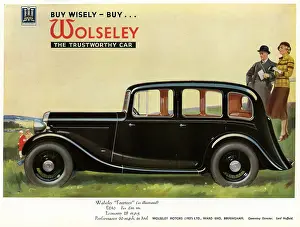Specifically: Wolseley car advertisement