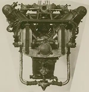 Wolseley: A Wolseley V-8 inline engine