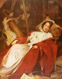 Harp: Woman asleep