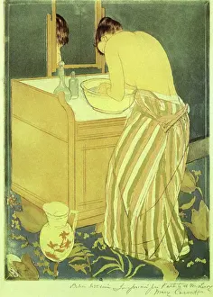 Cassatt: Woman Bathing, by Cassatt