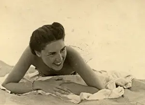 Rimini: Woman on a beach