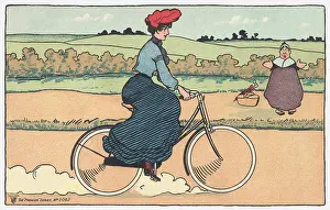 Onlooker: Woman on a Bicycle