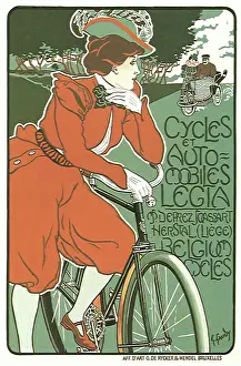 Bicycling: Woman with Bicycle