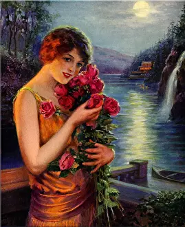 Harper: Woman with Bouquet
