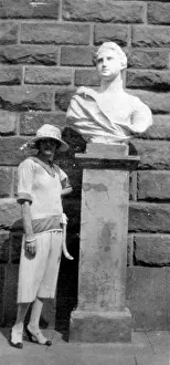 C1920: A woman and a bust