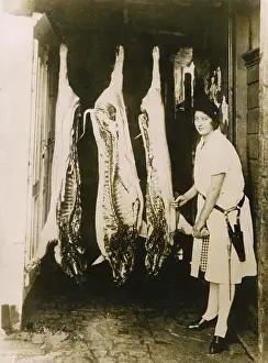 Slaughtered: WOMAN BUTCHER 1920S