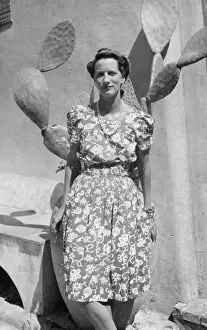 Cactus: Woman with a cactus