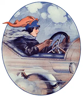 Fontan: Woman in Car