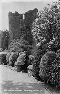 Guildford: Woman at Castle Gardens