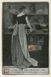 Gravy: WOMAN COOKING 1903