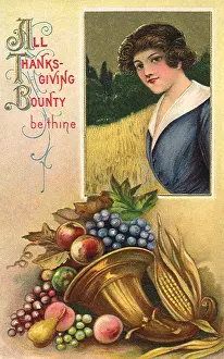 Cornucopia: Woman and a Cornucopia