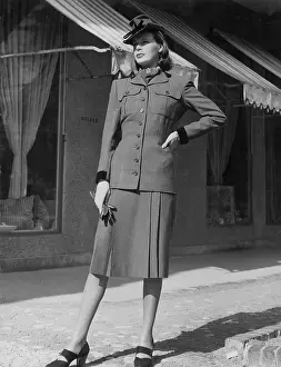 Cuffs: A woman in a costume, 1941