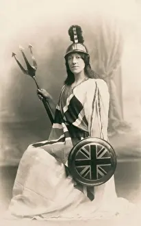 Archetype: A woman in the costume of Britannia