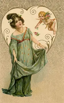 Clutching: Woman and Cupid