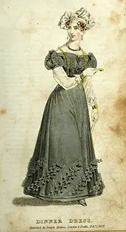 1827: Woman in a dinner dress
