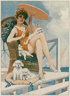 Skimpy: Woman With Dogs 1929