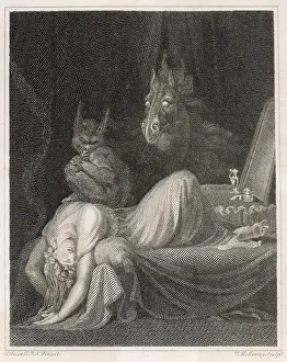 Nightmares: Woman dreaming nightmares