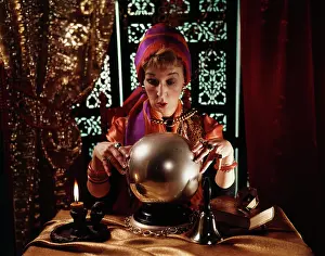 Illusions: Woman Dressed As Fortune Teller