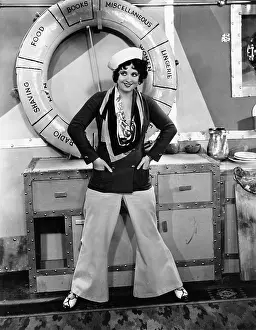 Woman dressed as sailor