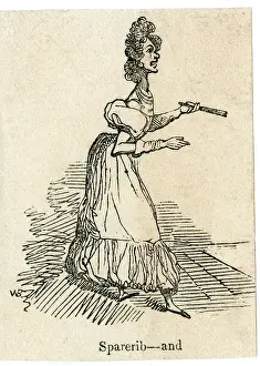 Think: Woman with fan