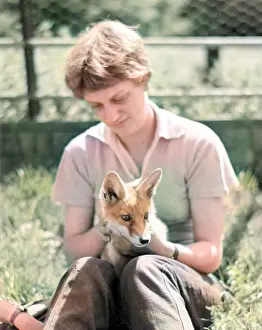 Andrew Besley: Woman with a fox