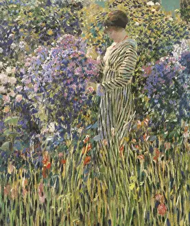 Tending: Woman in a Garden