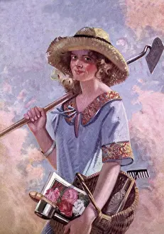 Rake: Woman in the Garden