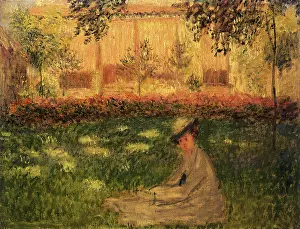 Leisurely: Woman in a Garden, by Monet