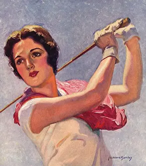Midst: Woman Golfer