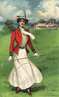 Clubhouse: Woman Golfer