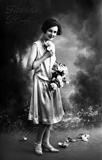 Peonies: A Woman Holding Peonies