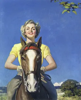 Viewer: Woman on Horseback